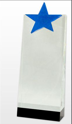 Blue Star Medal Black Base