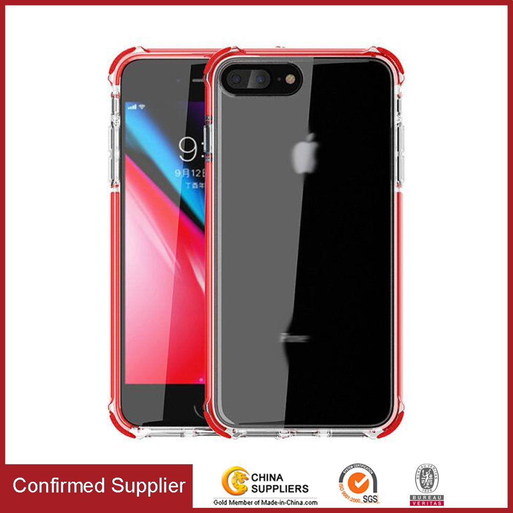 Crystal Clear Reinforced Hard Back Panel Hybrid Protective Phone Cases