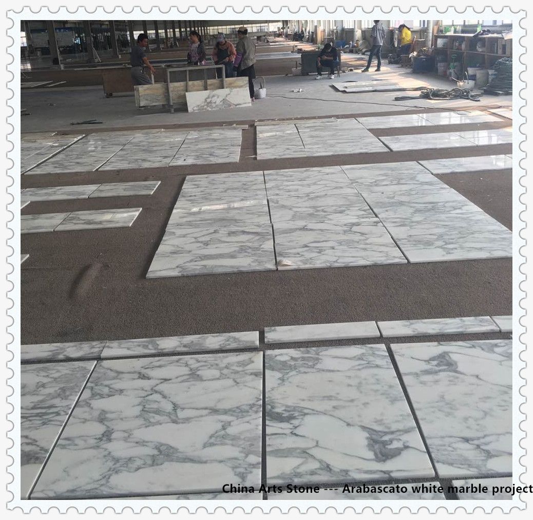 Italy Bianco Arabascato White Marble for Building Floor