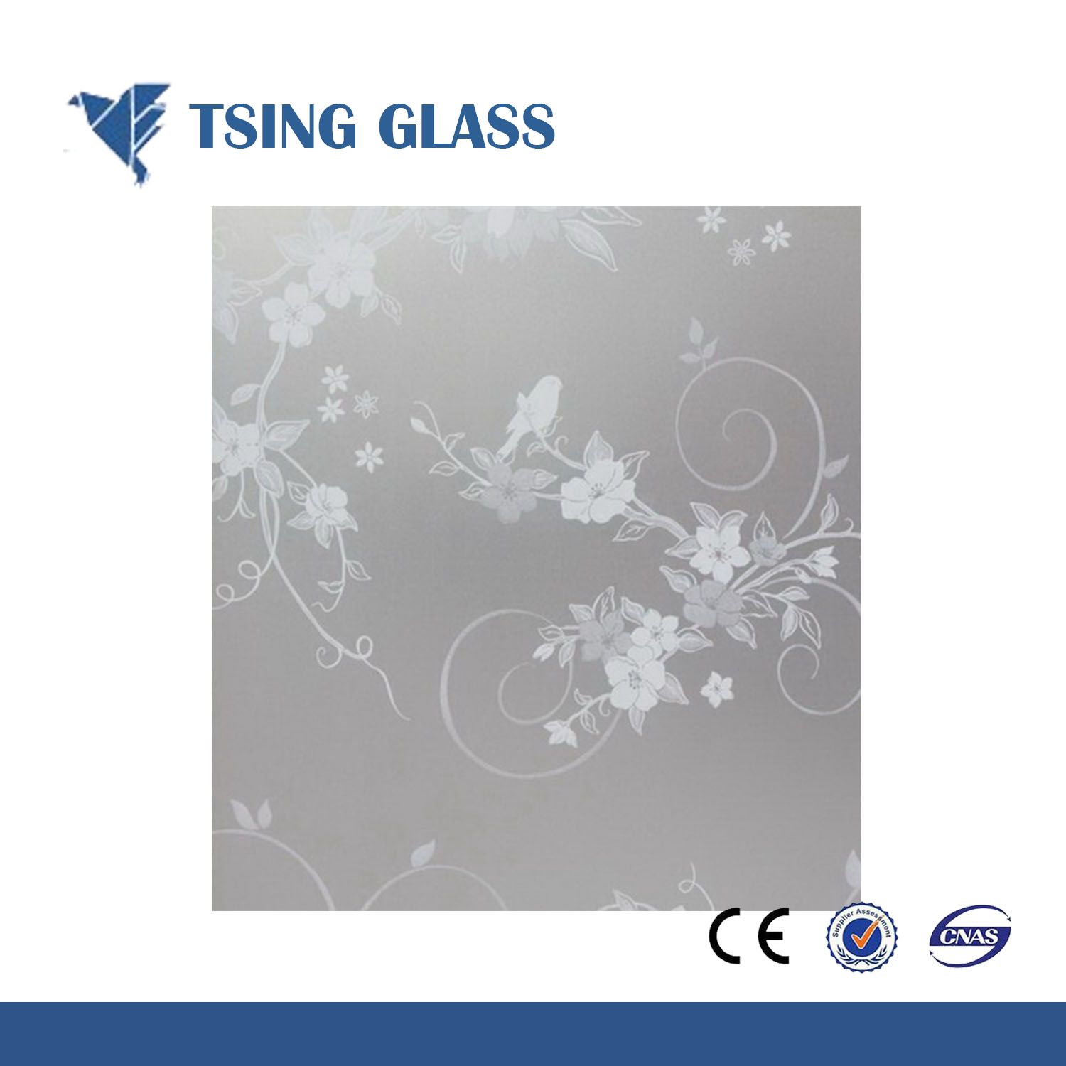 3-12mm Clear Figured Glass/Pattern Glass/Decorative Art Glass