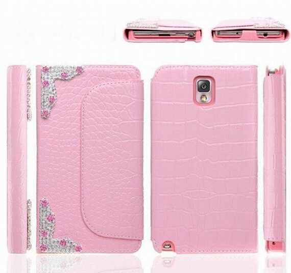 Lady Diamond Purse Handbag Phone Case for Samsung S4