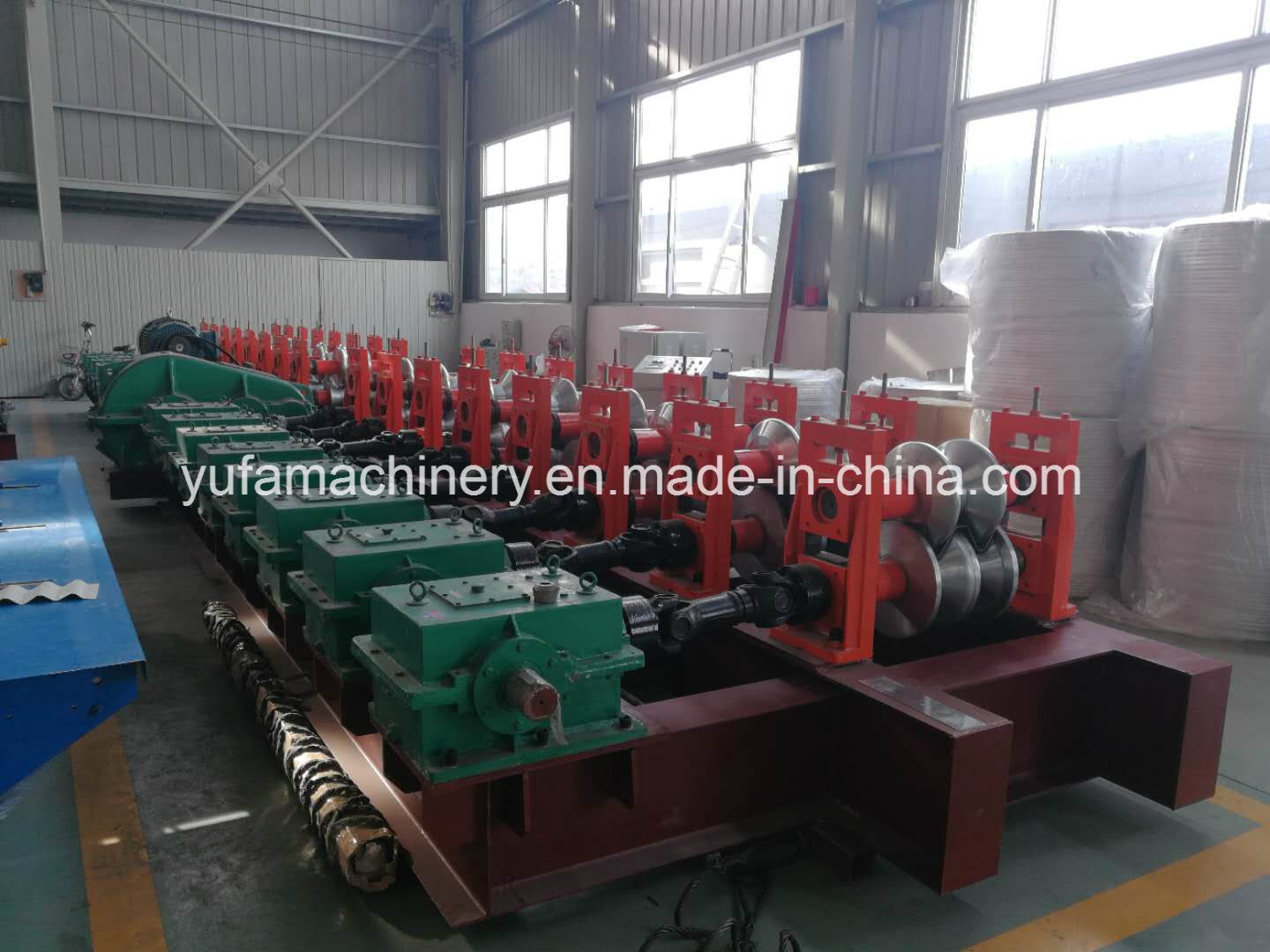 PPGI Steel Highway Guardrail Cold Roll Forming Machine