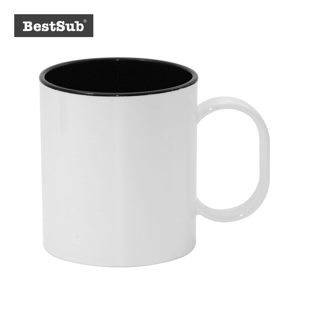 Bestsub 11oz Two-Tone Black Sublimation Polymer Mug (BPM05K)