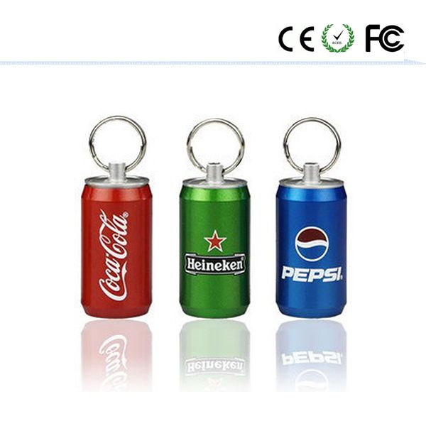 Metal Gifts U Disk Coke Shape USB Flash Drive, Business Custom USB Flash Drive Pendrive