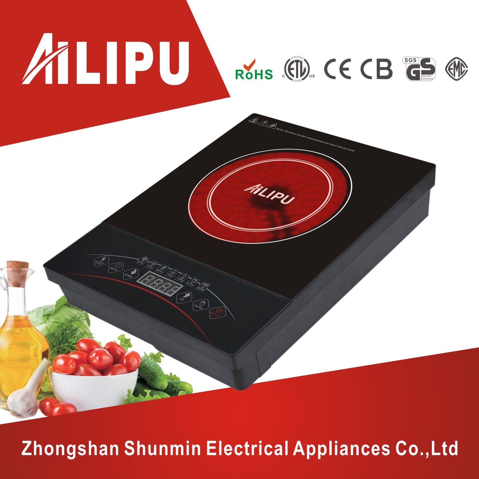 High Quality with Low Price Touch Sensor Electric Infrared Cooker