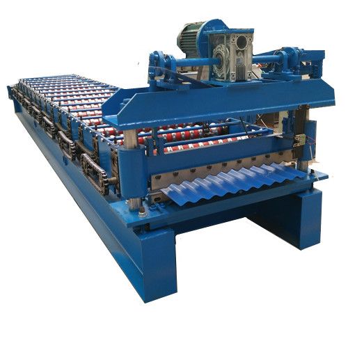 Galvanized Corrugated Roof Sheet Roll Forming Machine