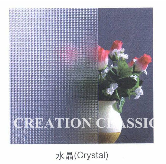 3mm - 6mm Clear Crystal Glass, Crystal Figured / Patterned Glass