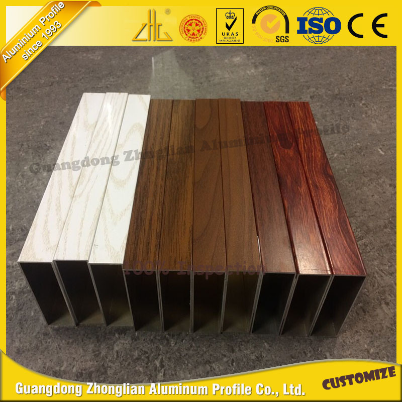 Most Popular Aluminium Extrusion Manufacturers Wooden Grain