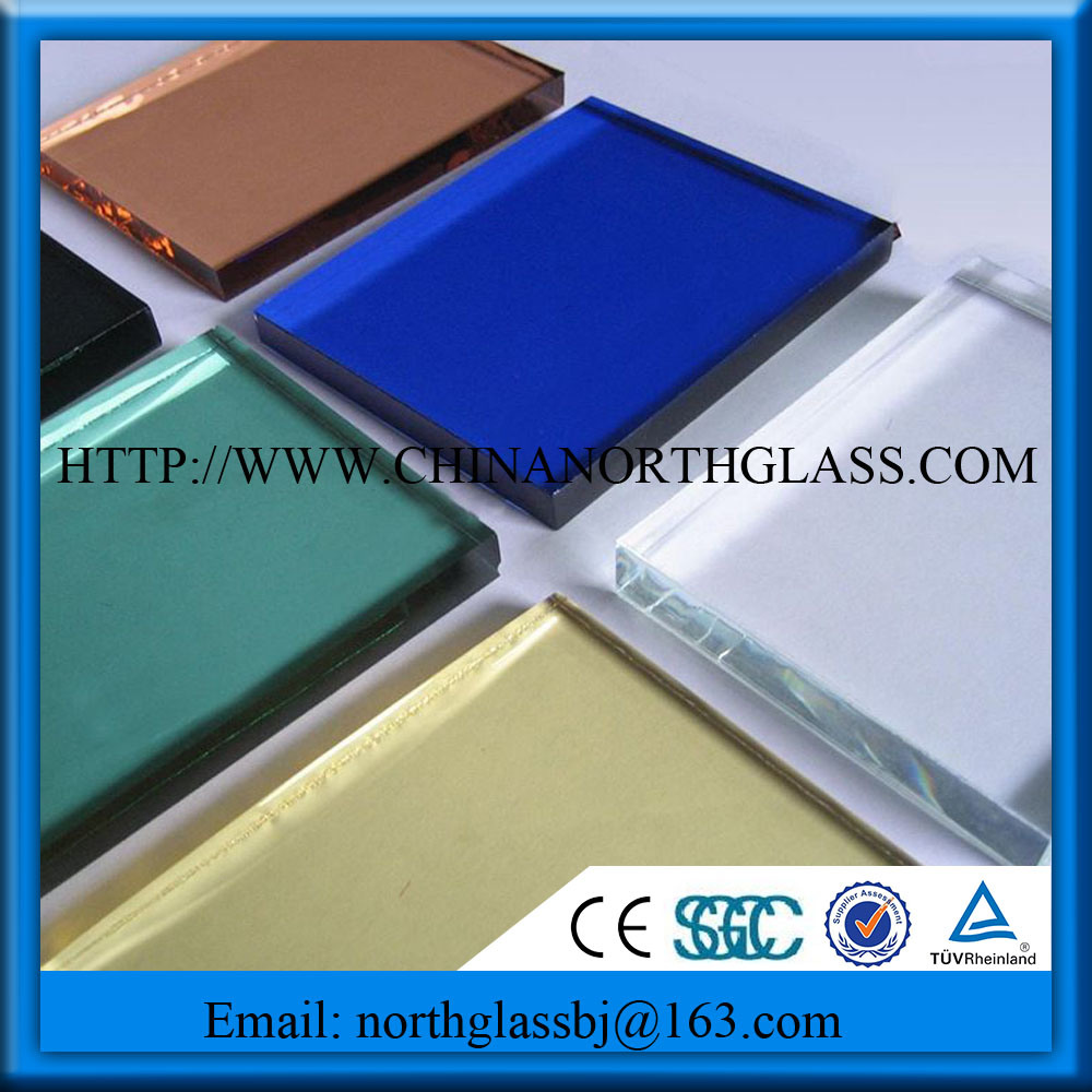 Hot Using Colors Reflective Coating Glass