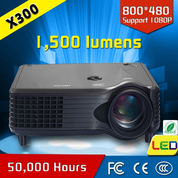 50000 Hours Portable Mini Video Home Theater Education Projector