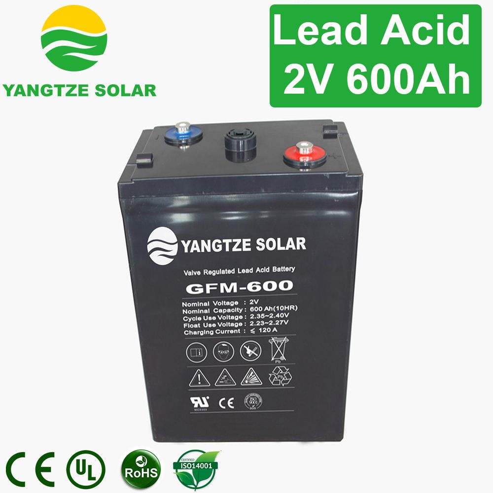 2V 600ah Globe Sealed Maintenance Free Deep Cycle Battery