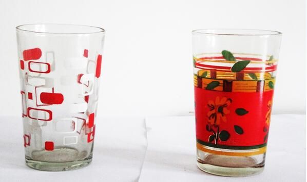 High Quality Glass Cup with Pringting Tableware Sdy-H0157