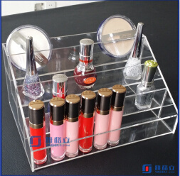 Wholesale Custom Black Acrylic Nail Polish Stand with Logo