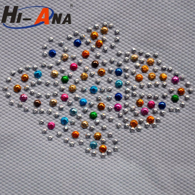 20 QC Staffs Ensure The Quality Good Pric Rhinestone Motif