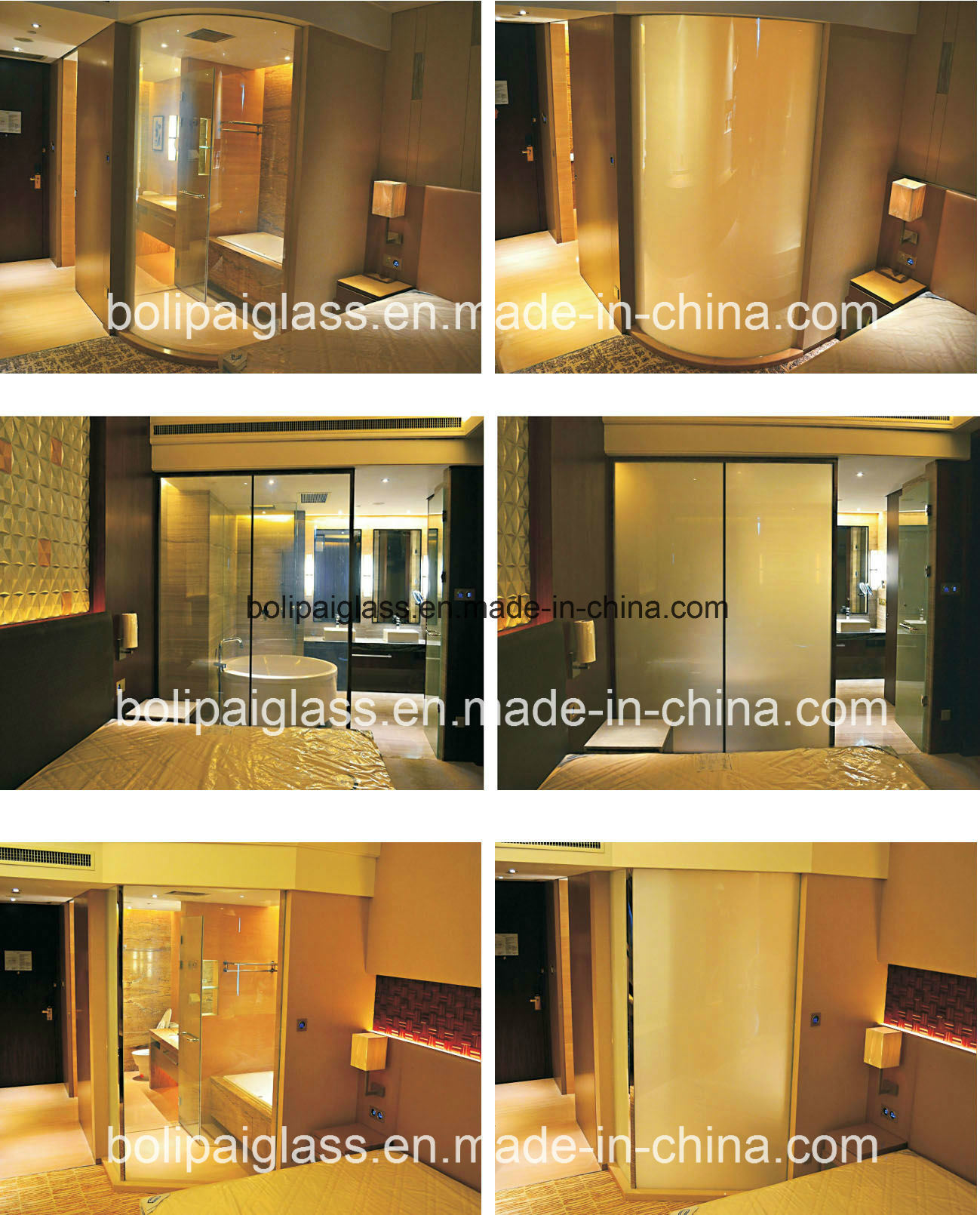 High Transparence Switchable Smart Glass, 6+6 Laminated Smart Glass