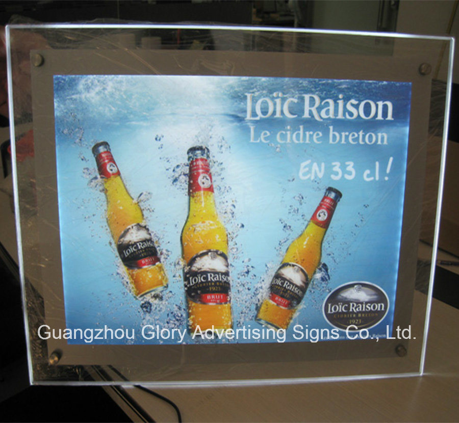 Wholesale Price Crystal Acrylic LED Light Box Factory