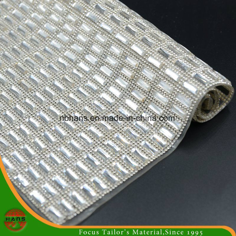 New Design Heat Transfer Adhesive Crystal Resin Rhinestone Mesh (HS17-18)