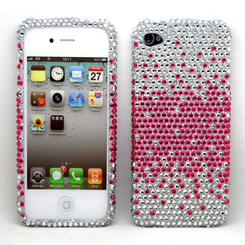 2017 New Beautiful Crystal Case for iPhone 4S