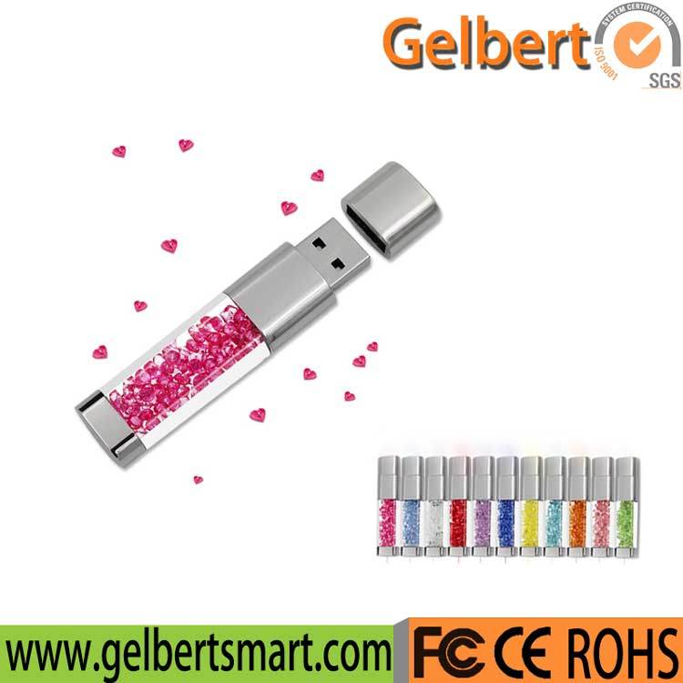 Techkey Jewelry Crystal USB Flash Drive for Gifts