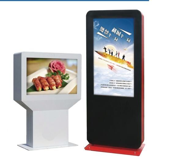 Floor Stand 2000nits Brightness Waterproof Outdoor Digital Ad Display