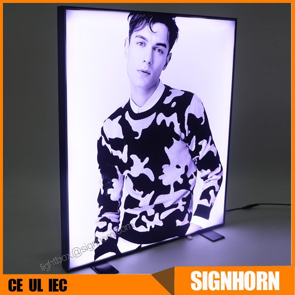 Customed Advertising LED Frameless Fabric Textile Lighting Board