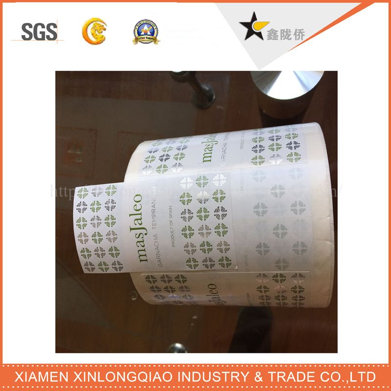 Label Printing Service OEM Custom Self-Adhesive Promotion Gift Sticker