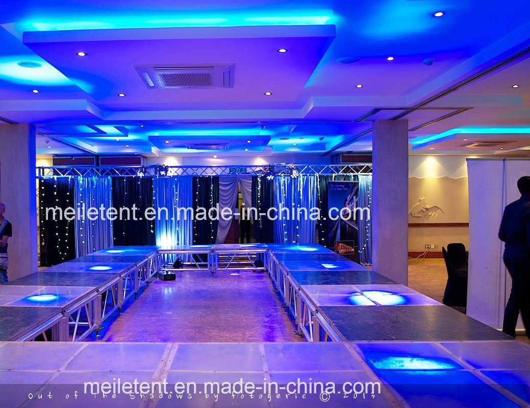 Tranparent Lighting Glass Dance Floor/Stage for Concert