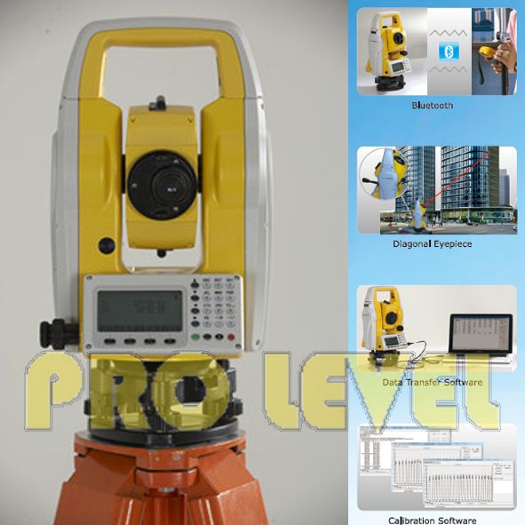 Range 350m Reflectorless Bluetooth Total Station (ZTS-320R)