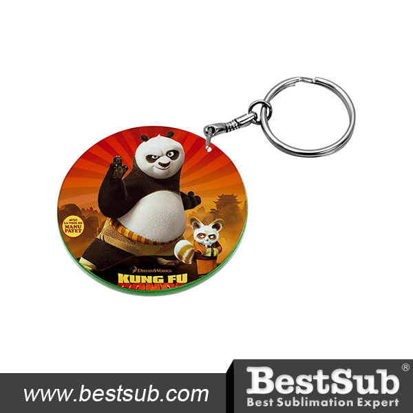 Bestsub 47mm Round Plastic Promotional Sublimation Keychain (PYA47)