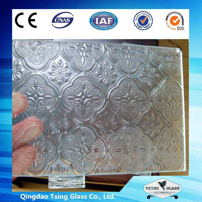 Tsing Glass Patterned Glass with Ce/SGS/ Certificate