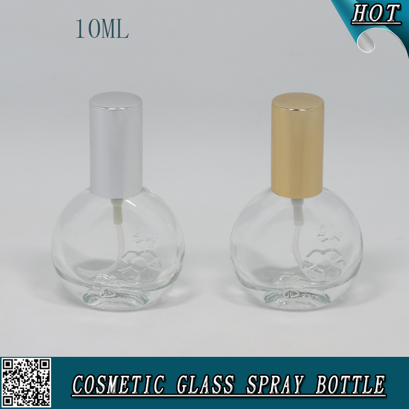 10ml Mini Empty Transparent Glass Spray Perfume Bottle