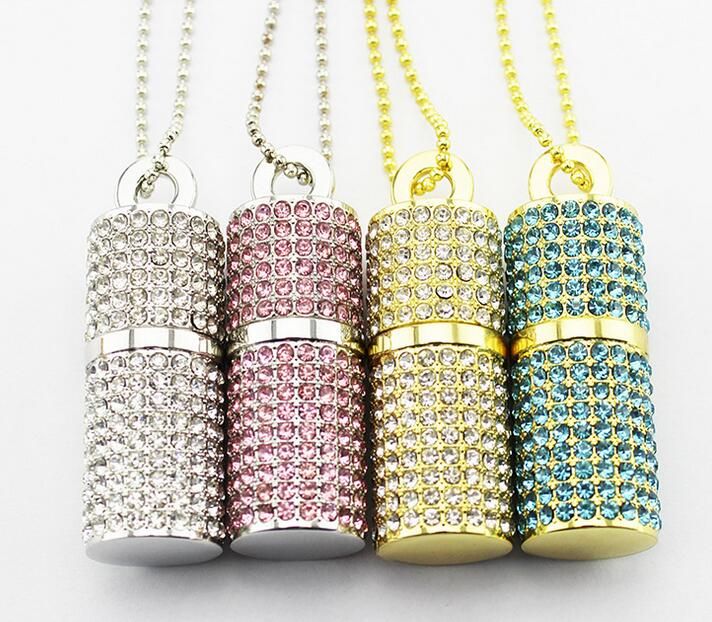 Lipstick Style Jewellry Diamond Gift USB Flash Memory