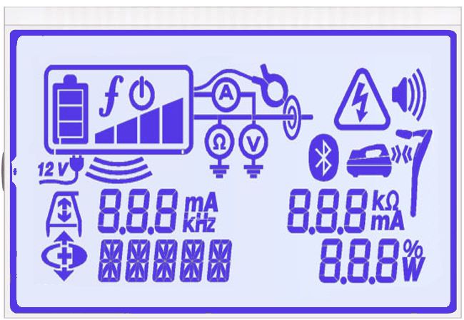 128X64 Dots FSTN Graphic Cog LCD Module Display