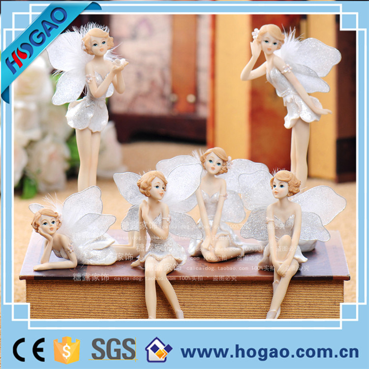 OEM Resin Handicraft Resin Pretty Fairy Decoration