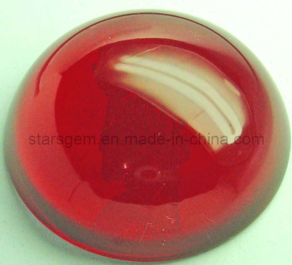 Fashion Synthetic Cabochon Ruby CZ Stone Gems (STG-85)