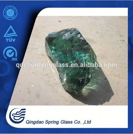 Dark Green Glass Stones