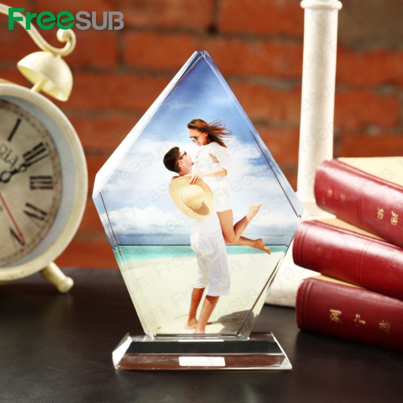 Creative Sublimation Crystal Photo Frame for Wedding Gifts (BSJ-10B)