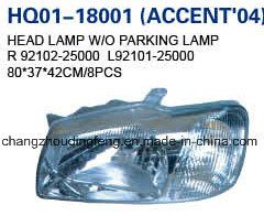 Head Lamp Assembly Fits Hyundai Accent 2000-2002. China Best! Factory Direct!