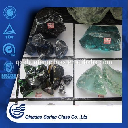 Colored Glass Chunks Hot Sale