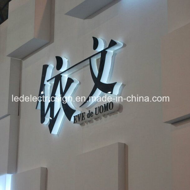 LED Backlit Plastic Letter with LED Sign for Shop Advertising