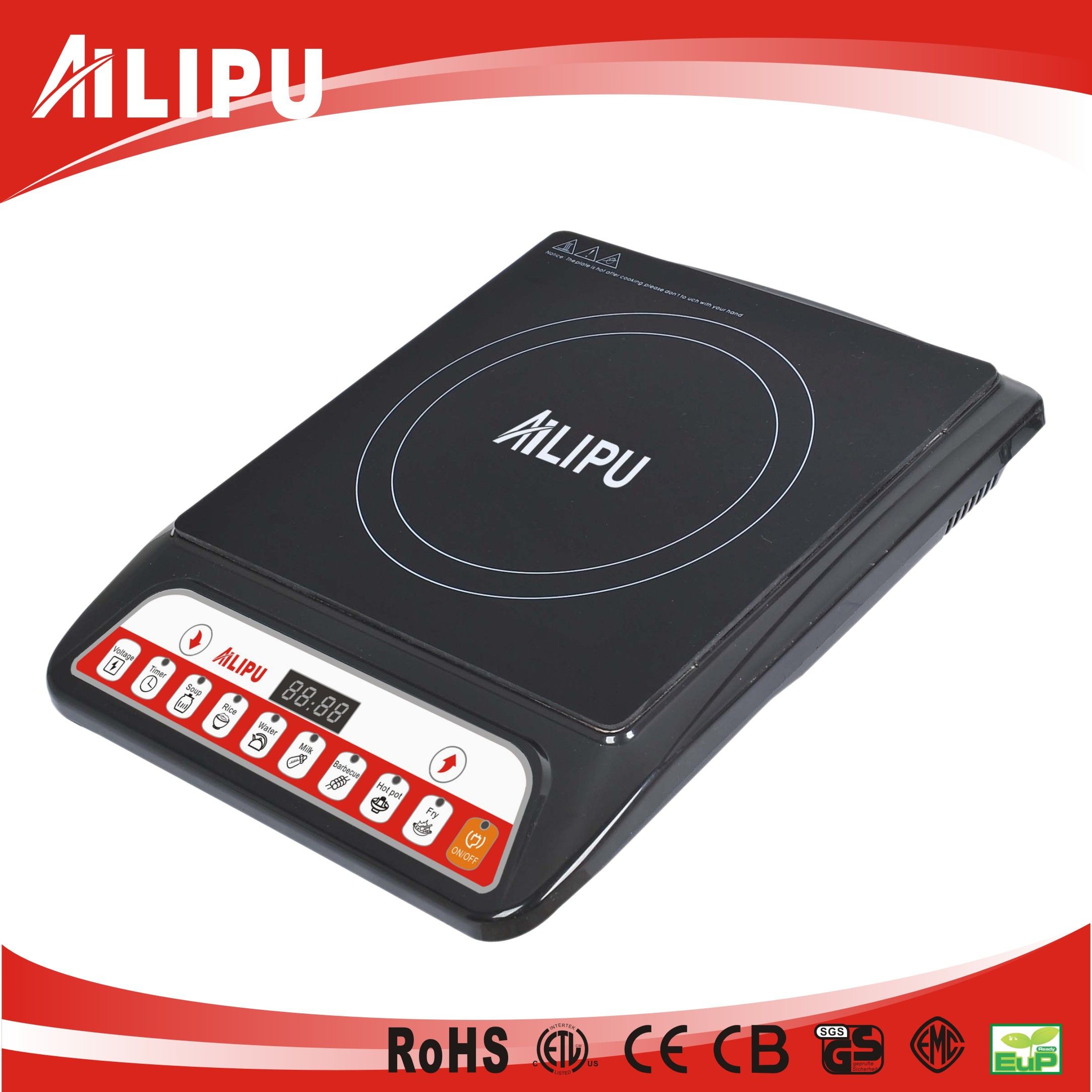 Low Watt Push Button Control Induction Cooker