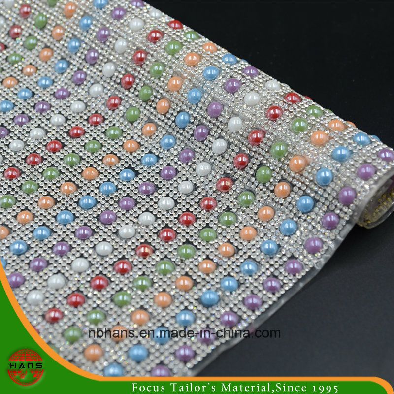 New Design Heat Transfer Adhesive Crystal Resin Rhinestone Mesh (HS17-20)