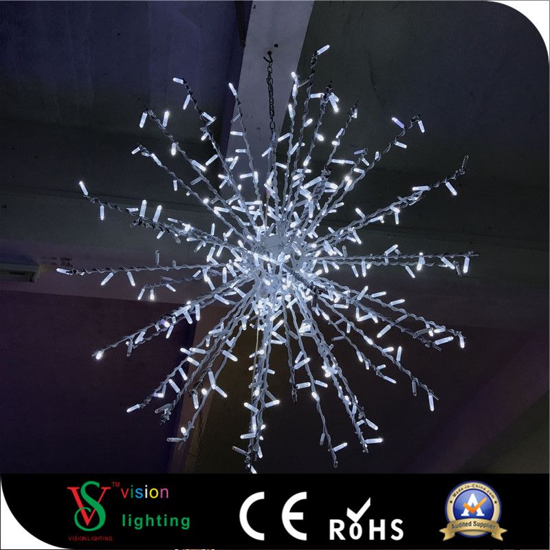 2017 New LED Christmas Outdoor Street Decoration 3D Star Motif Lights