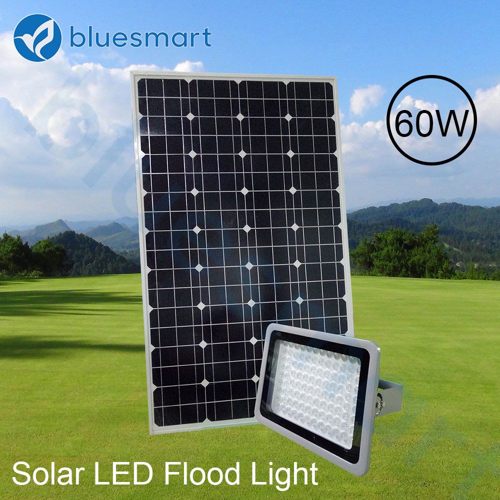 60W Solar Light Outdoor Lighting LED Flood Lamp