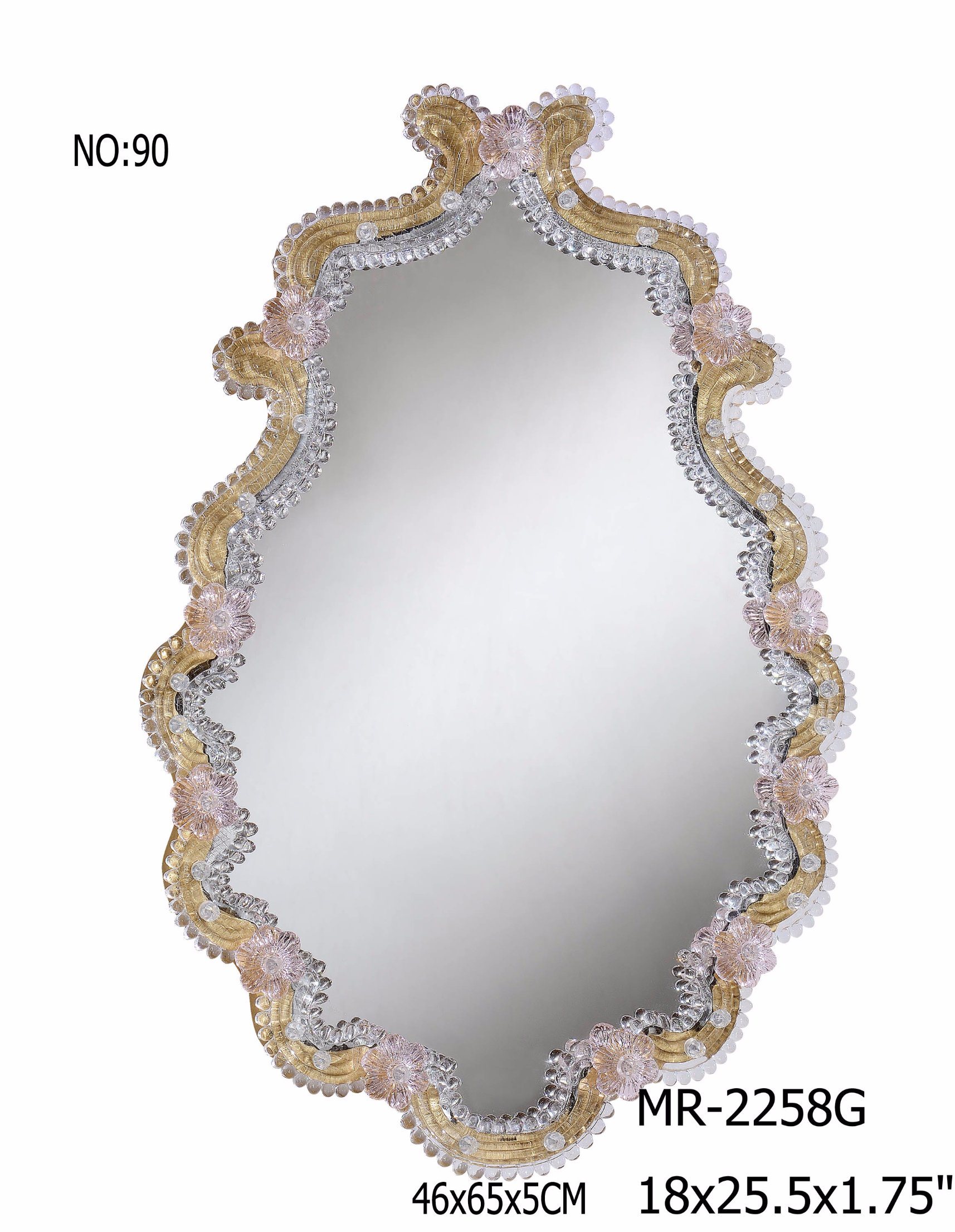 2017 New Crystal Wall Mirror