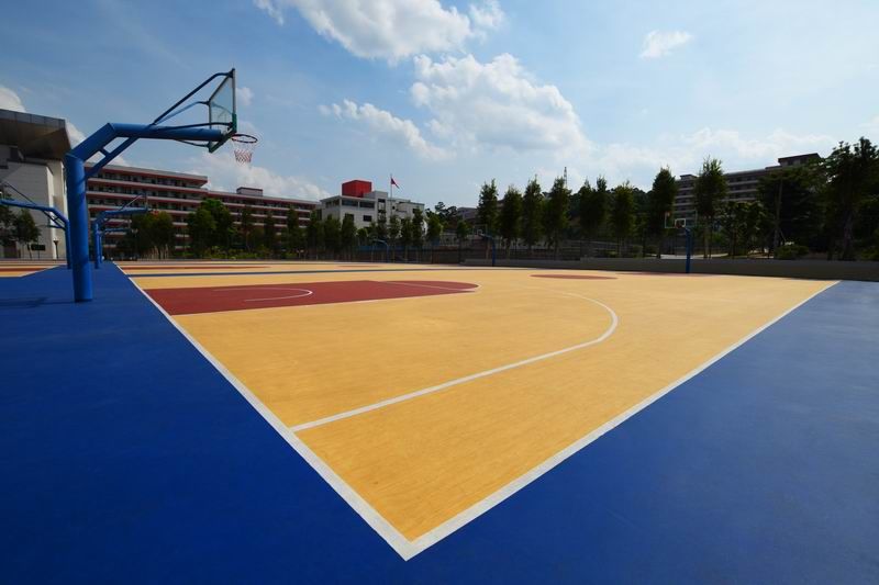 Professional Indoor Outdoor Silicon PU Basketball Courts for Sports Flooring