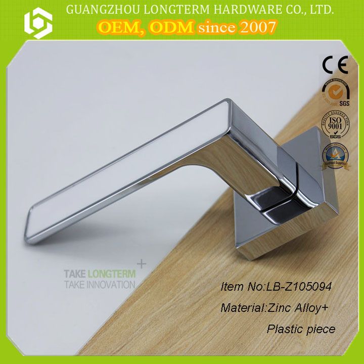 Separate Furniture Locks Decorate Bathroom Door Locks with Zinc Alloy and Plastic Piece