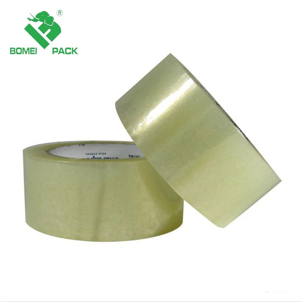 Promotional Waterproof Hot Melt Transparent Yellowish Color BOPP Sealing Tape