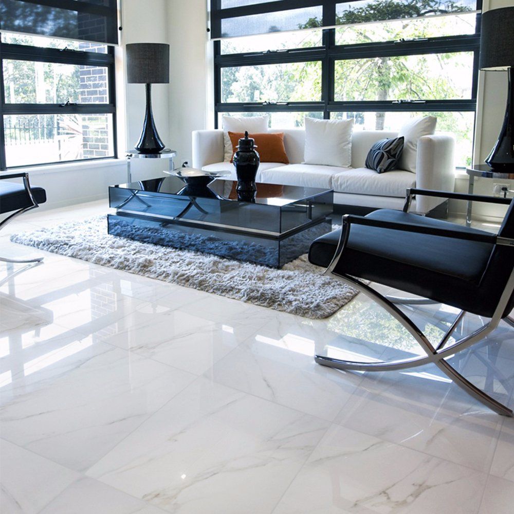 One Design Four Faces Super White Nano Crystal Marble Tile