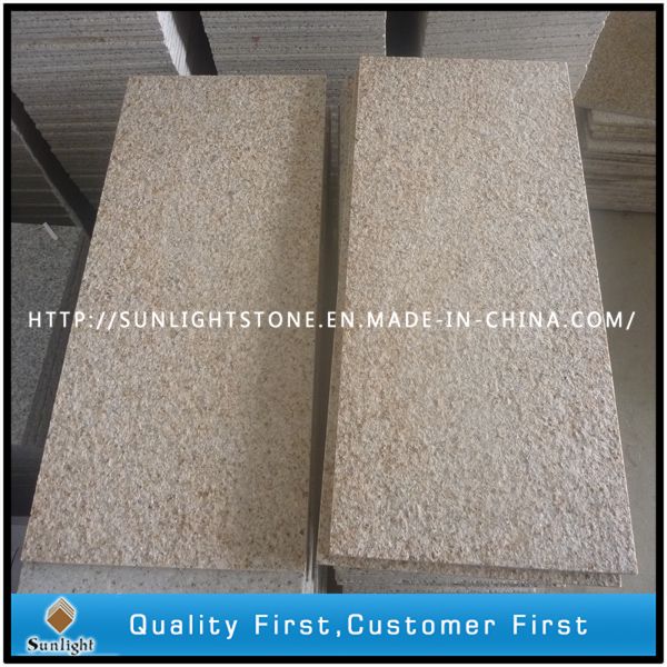 Flamed G682 Sunset Gold/Yellow Outdoor Granite Tiles Flooring